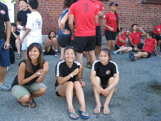Kat, Claudia, ADA all tense for their next race