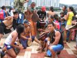 Yao with Boracay band