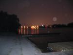 race site at night