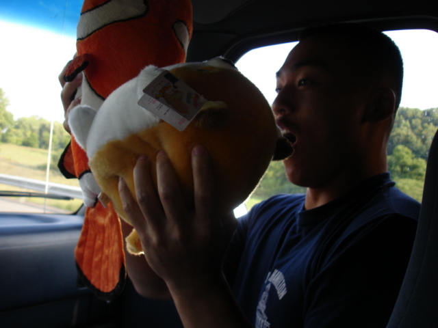 Hamster and Nemo doing the dirty