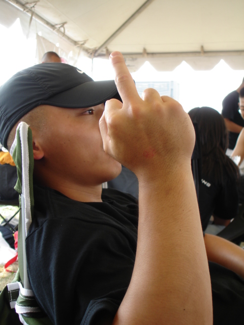Kenny and his Finger