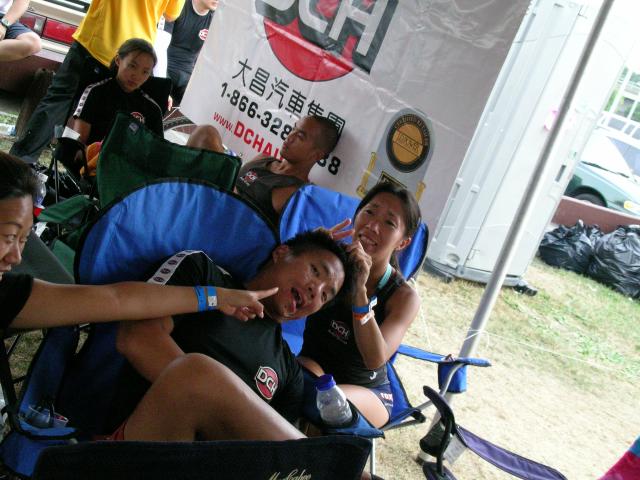 Will being abused by Kiwi and Julie.