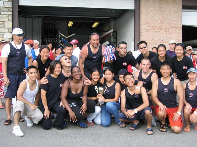 Medal ceremony, mixed crew. 