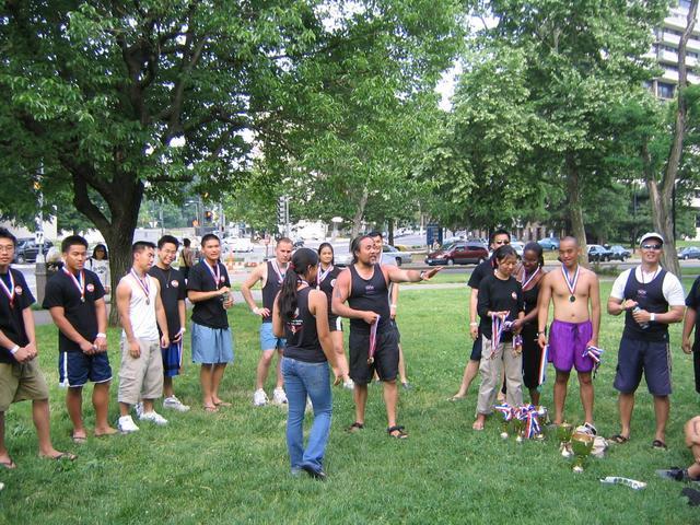 DCH`s very own medal ceremony. 