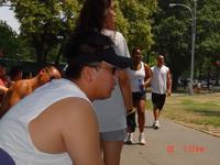 Ben, Andy [in back wit shades] Linda, Zola, Ron