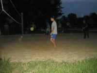 Volleyball at night