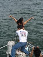 Rich Tan and Loretta a la Titanic